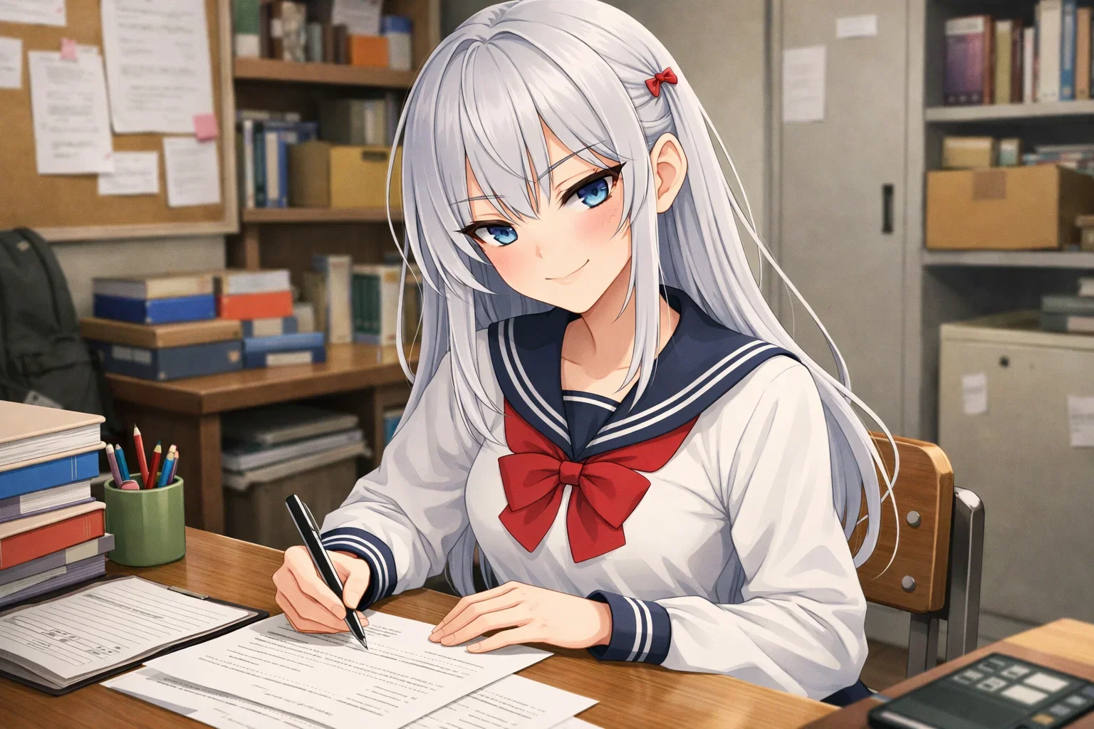Cover art for She hides it in Russian, a slice of life scenario on AI Dungeon