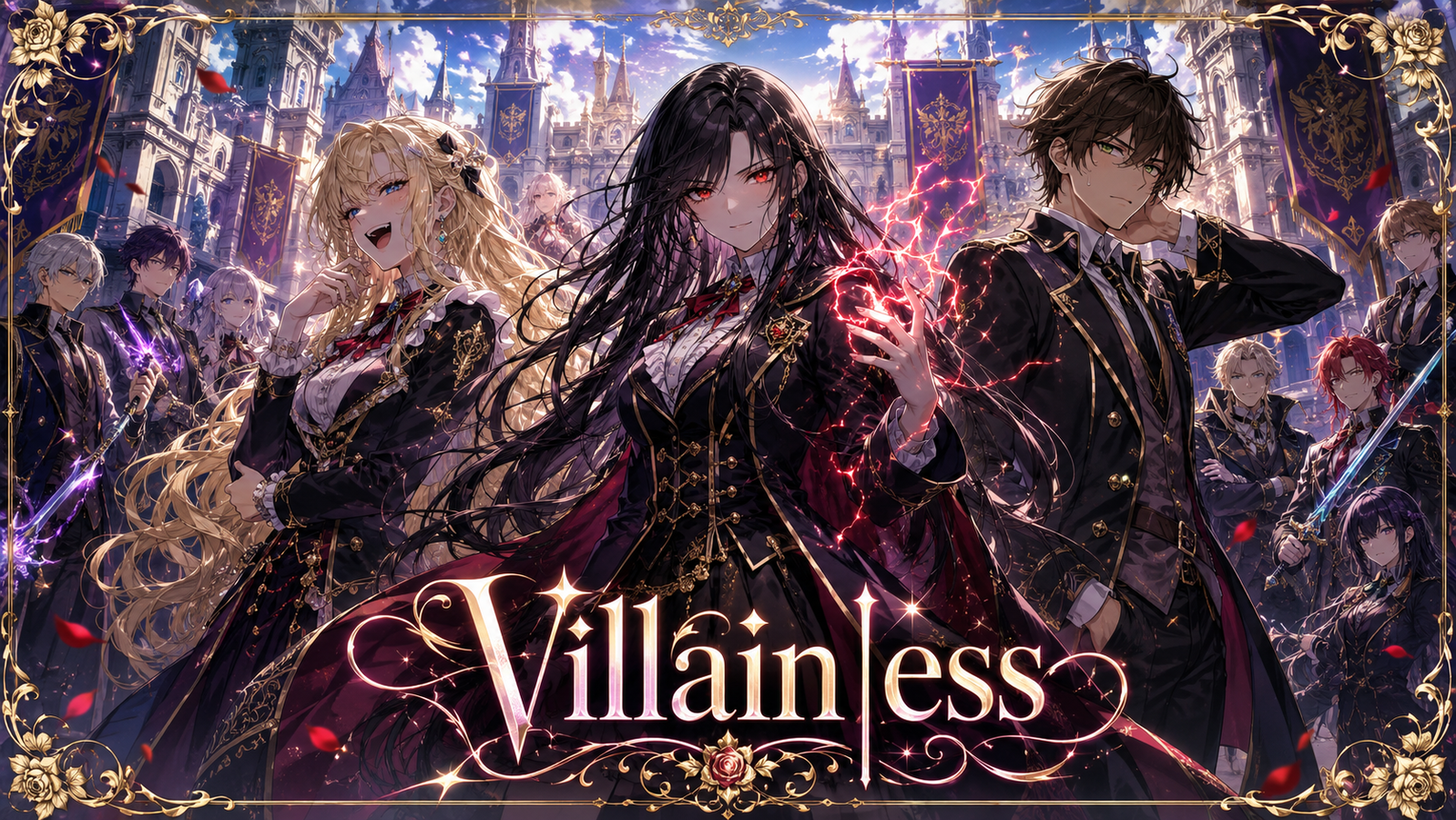 Cover art for Villain|ess ~An Otome Baddie Simulator~, a fantasy world on Voyage