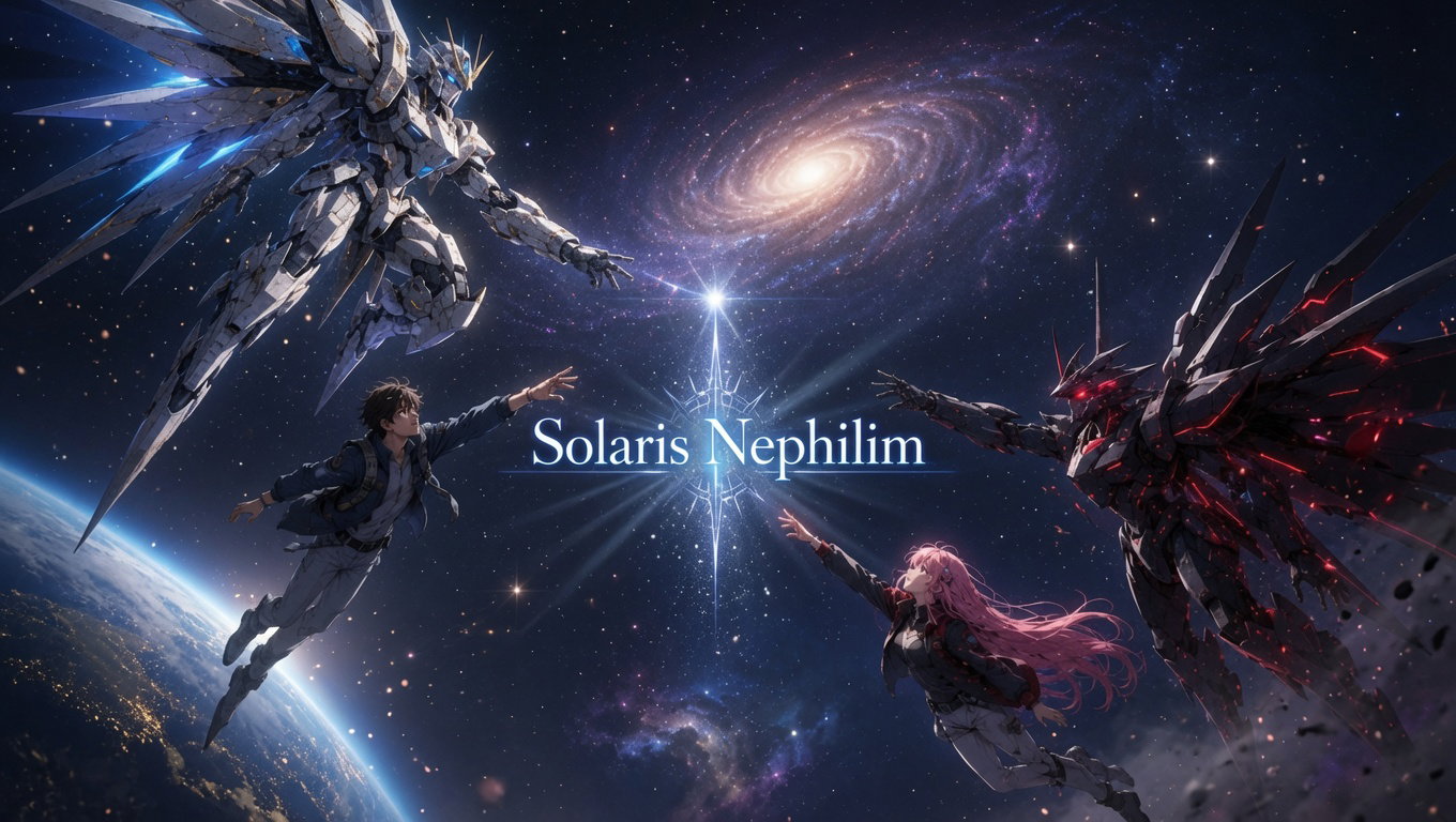 Cover art for Solaris Nephilim, a sci-fi world on Voyage