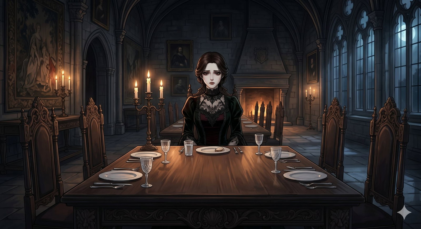 Cover art for The Bloodless Vampire (I/SðŸŽ), a no chance romance scenario on AI Dungeon
