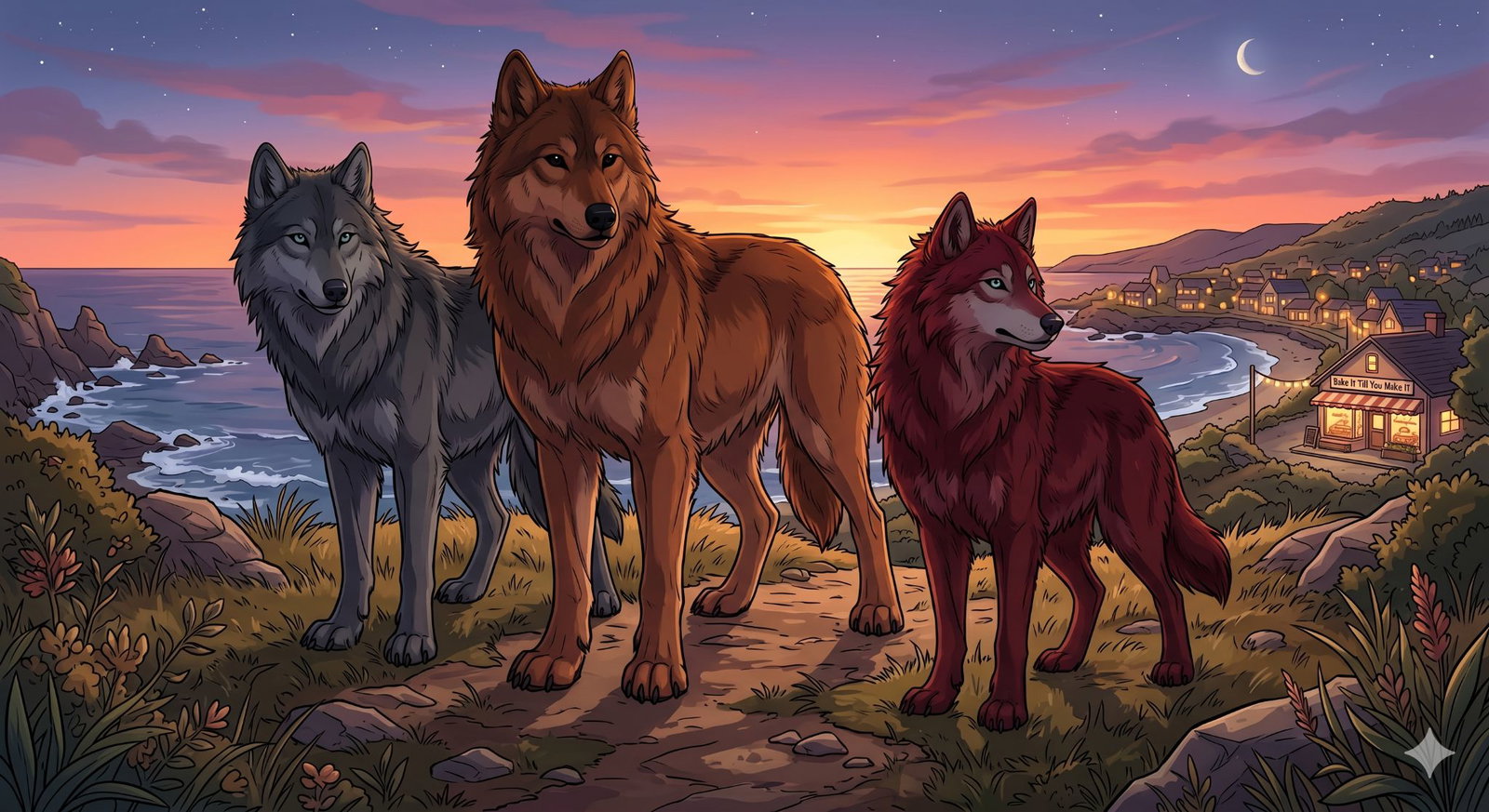 Cover art for Baker's Bite (ISðŸŽ), a werewolf scenario on AI Dungeon