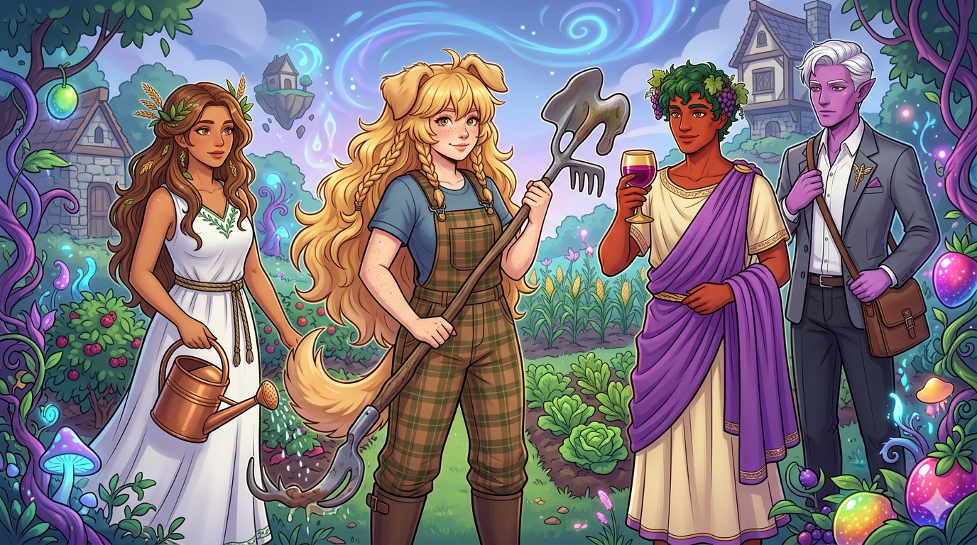 Cover art for Forsaken As a Noble, But Now I'm an OP Farmer?!, a fantasy scenario on AI Dungeon