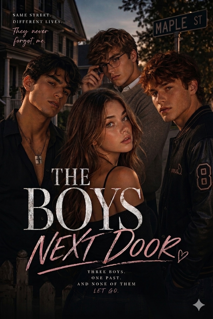 Cover art for The Boys Next Door, a romance scenario on AI Dungeon