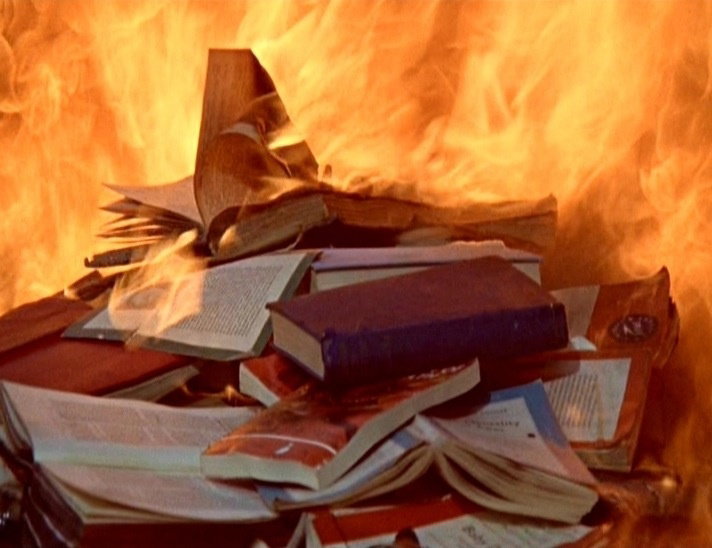 Cover art for Fahrenheit 451, a fahrenheit 451 scenario on AI Dungeon