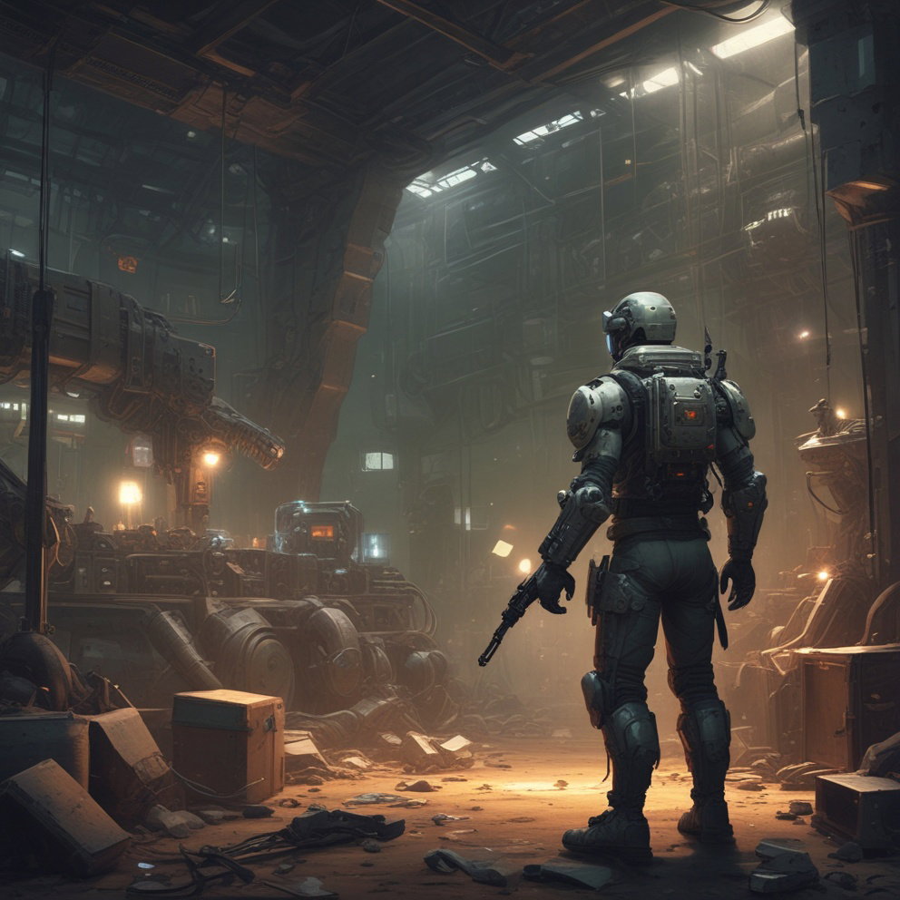 Cover art for Corebound: The Last Operator, a robot scenario on AI Dungeon