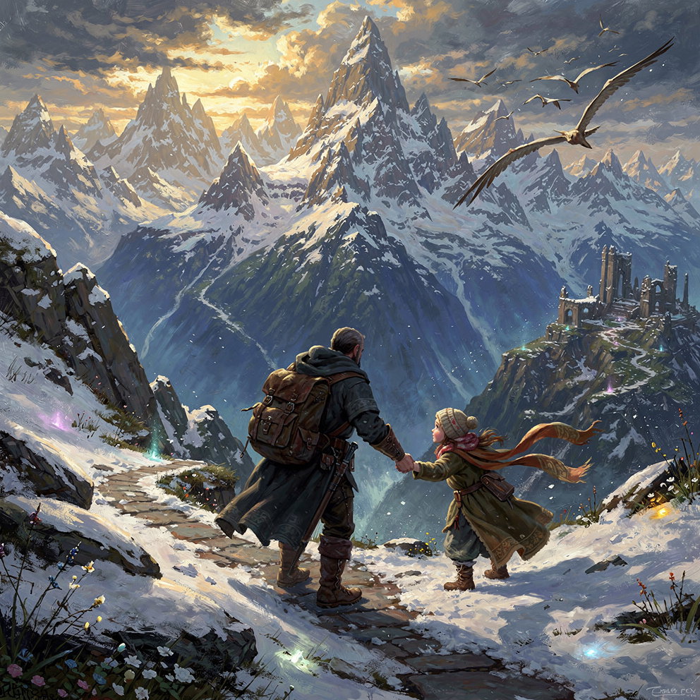 Cover art for Homeward Bound, a journey scenario on AI Dungeon