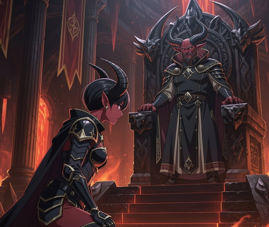 Cover art for The Demons' Hero, a journey scenario on AI Dungeon