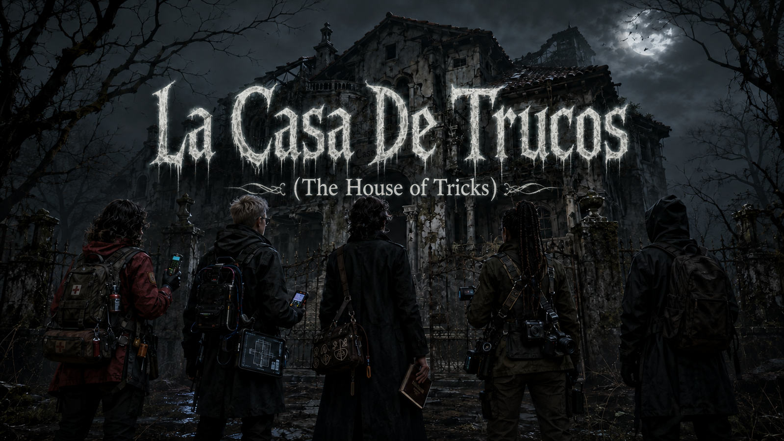 Cover art for La Casa De Trucos, The House of Tricks (ðŸŽ), a supernatural scenario on AI Dungeon
