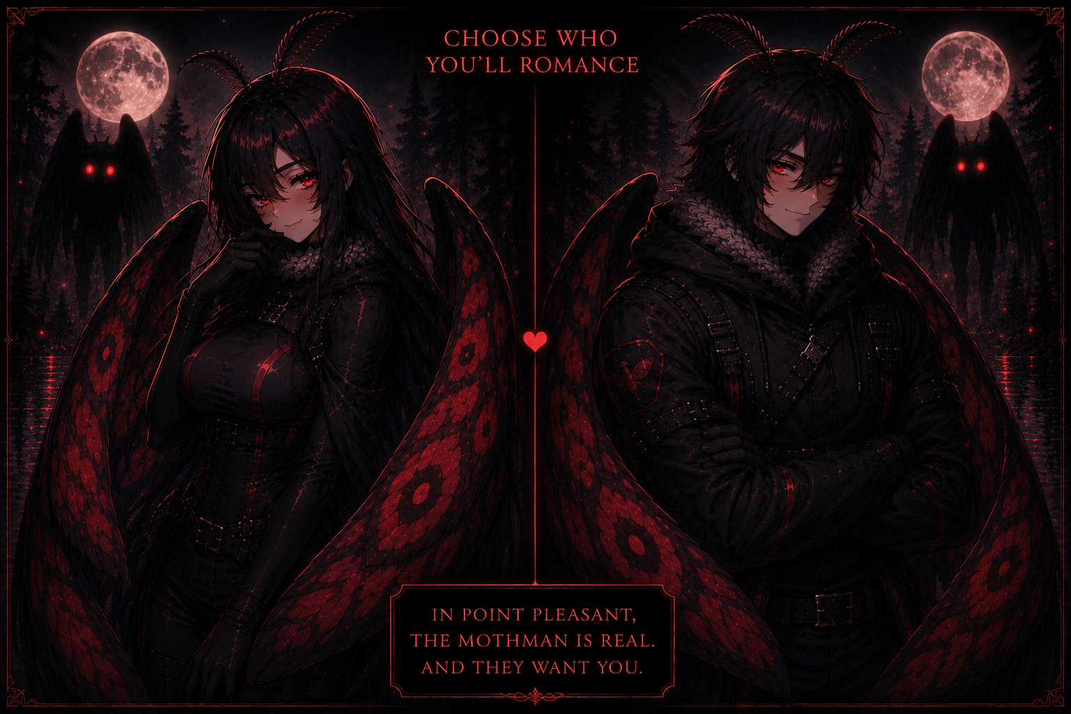 Cover art for Romancing the Moth (ISπ), a cozychaos scenario on AI Dungeon
