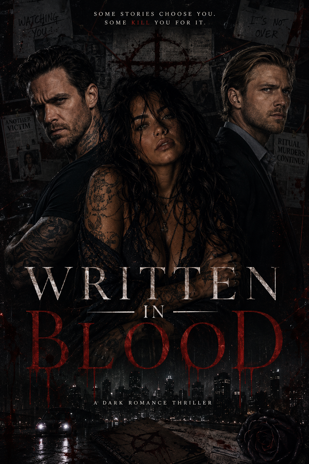 Cover art for Written in Blood on AI Dungeon