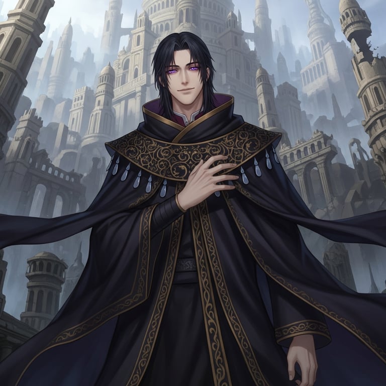 Cover art for The Dark Lord's Return, a magic scenario on AI Dungeon