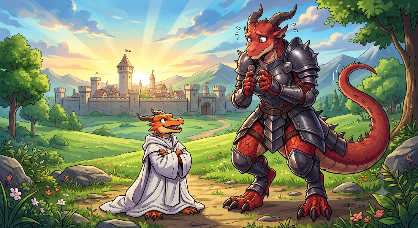Cover art for Love On A Different Scale (Inner Self ðŸŽ), a dragons scenario on AI Dungeon