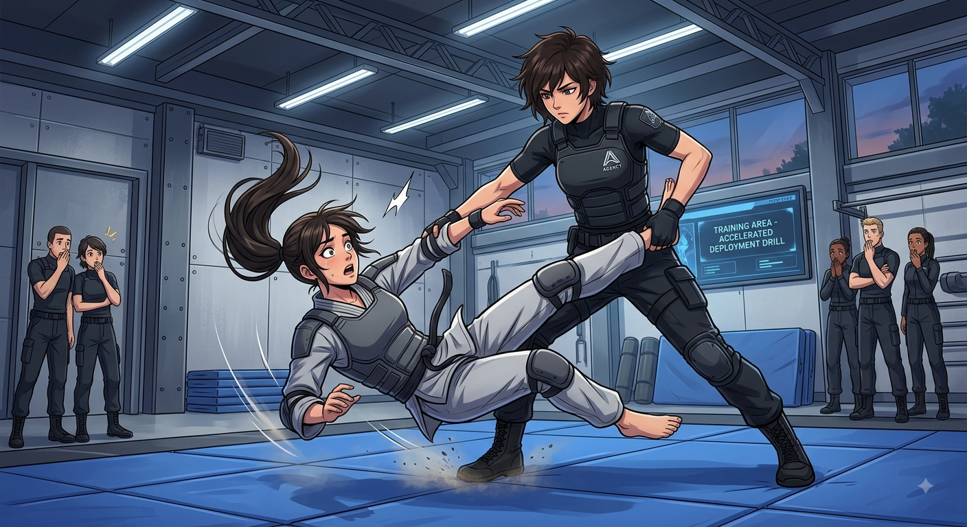 Cover art for My Drill Instructor is a College Girl?! (Inner Self š), a transformation scenario on AI Dungeon