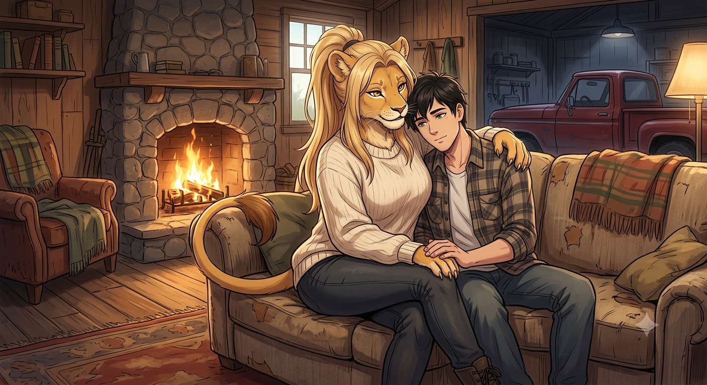 Cover art for The Lioness's Loyalty (Inner Self ðŸŽ), a beastkin scenario on AI Dungeon