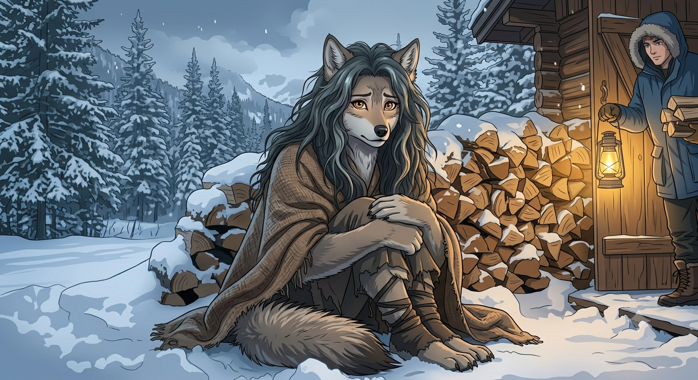 Cover art for Winter's Haven (Inner Self ðŸŽ), an anrhro scenario on AI Dungeon