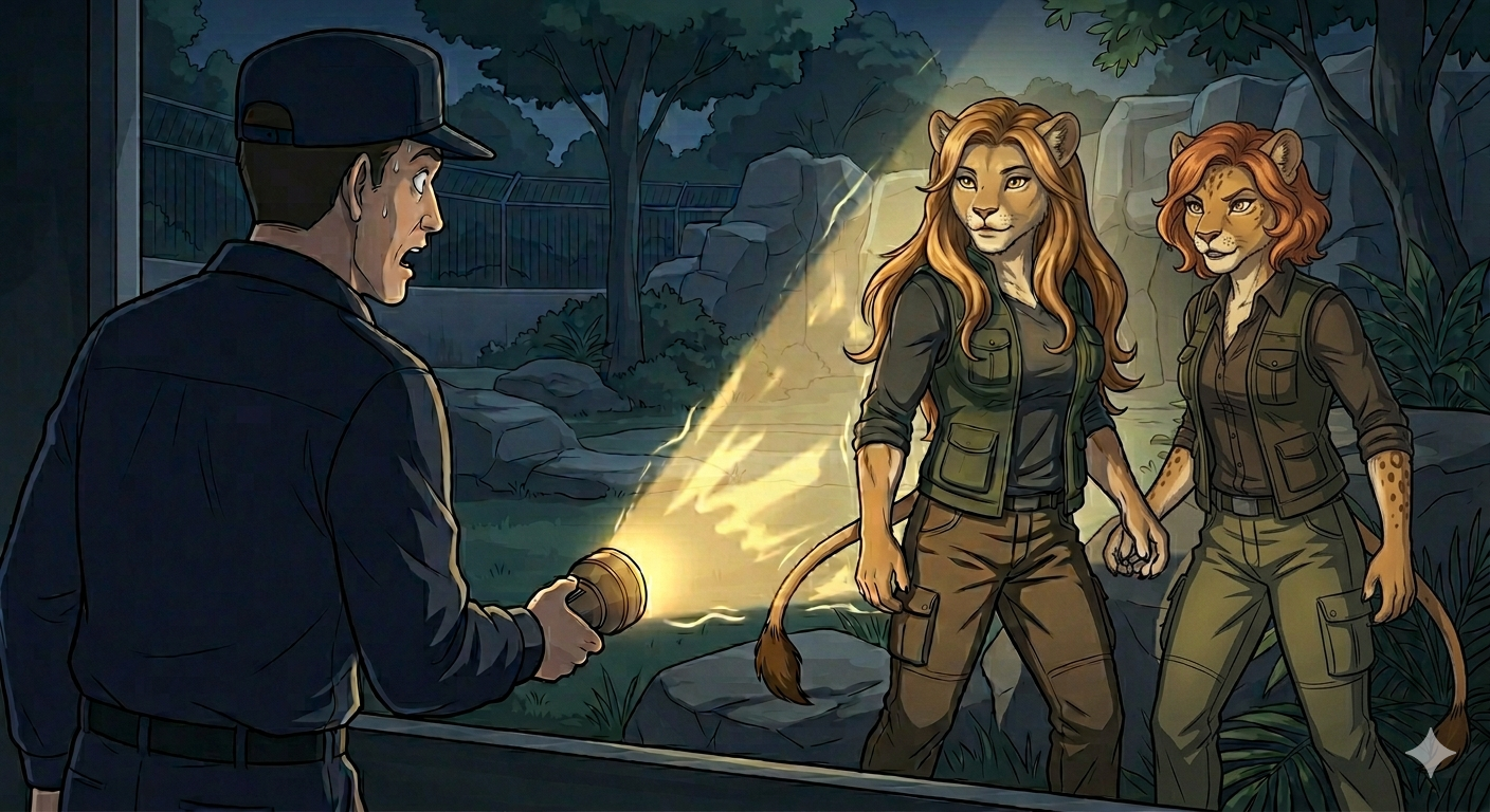 Cover art for A night at the Zoo, an animal scenario on AI Dungeon
