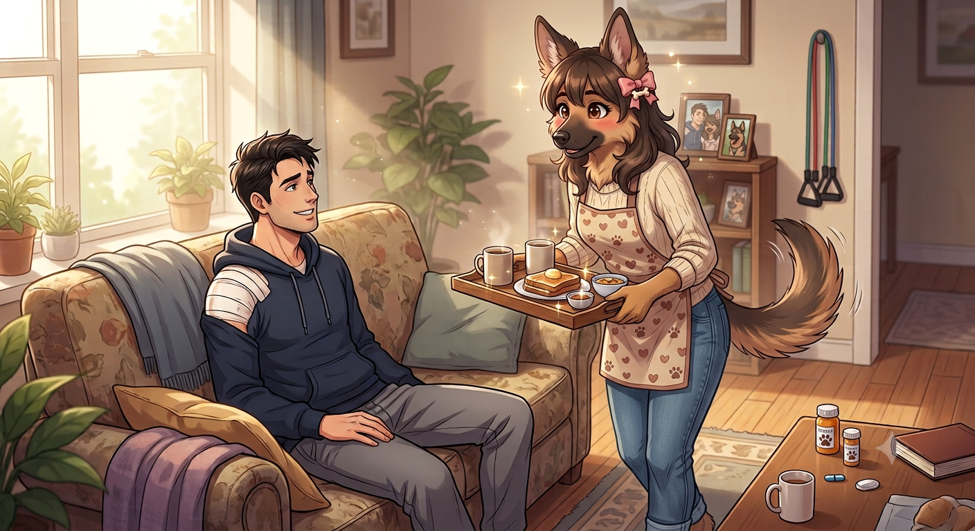 Cover art for A Partner's Promise (Inner Self ðŸŽ), an anthropomorphic scenario on AI Dungeon