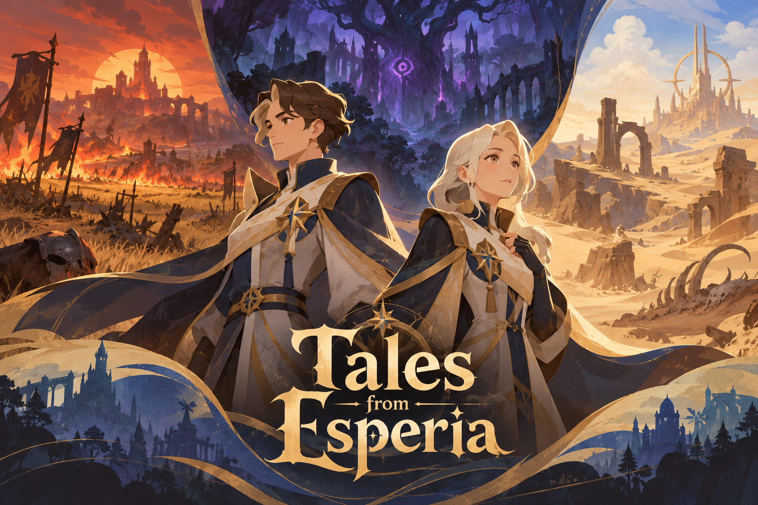 Cover art for Tales from Esperia, an afk journey scenario on AI Dungeon