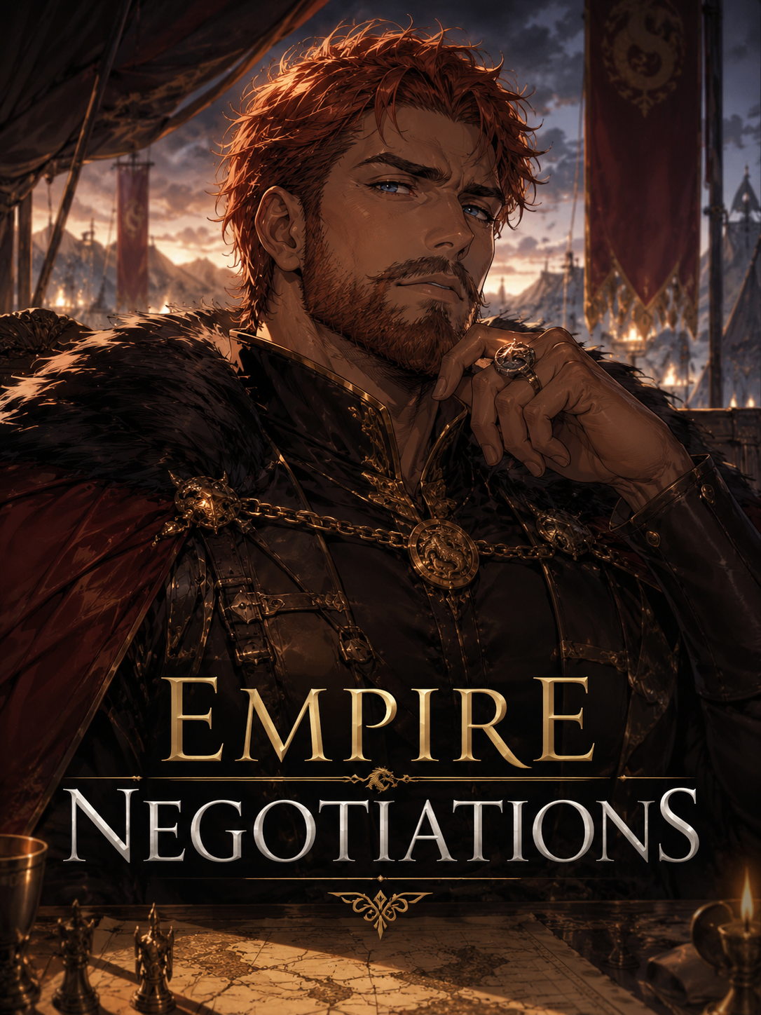 Cover art for Empire Negotiations , a fantasy scenario on AI Dungeon