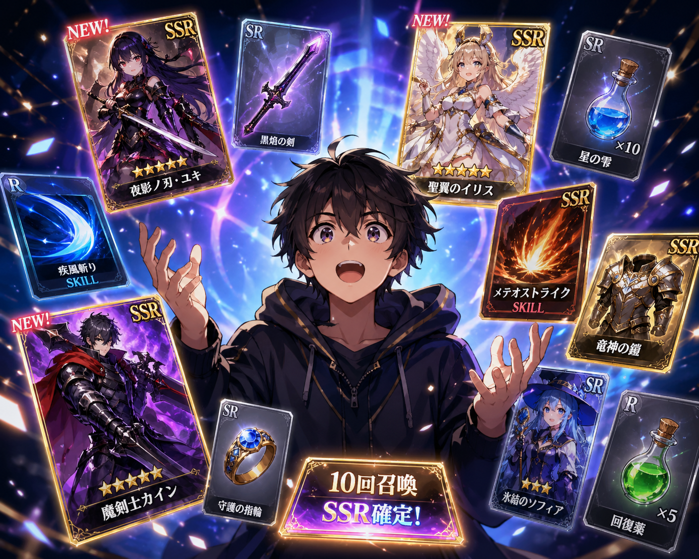 Cover art for World Gachas, a gacha world on Voyage