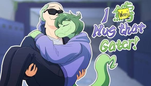 Cover art for I Wani That Hug Gator!, a furry scenario on AI Dungeon
