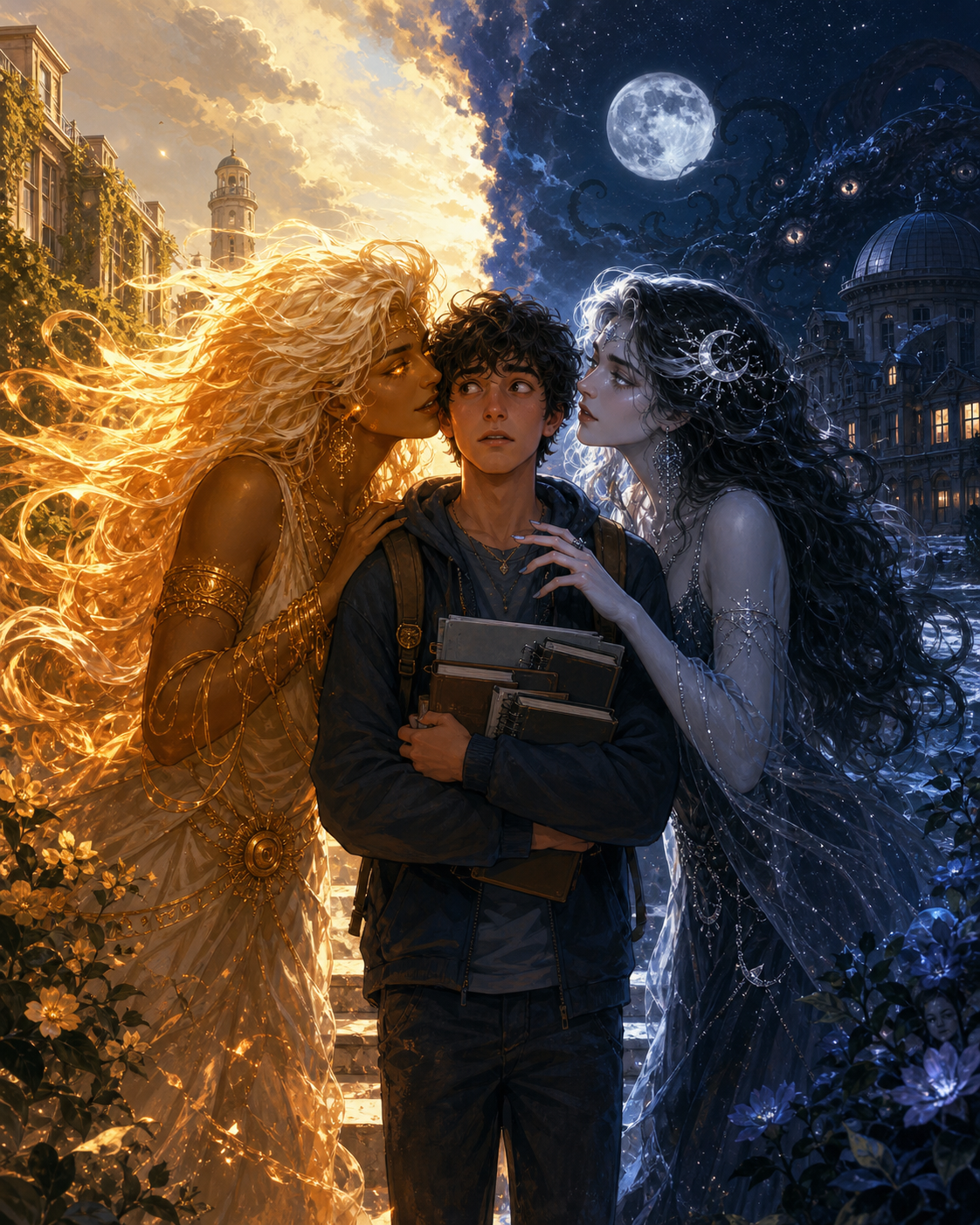 Cover art for I'm Being Courted by the Sky, a sun scenario on AI Dungeon