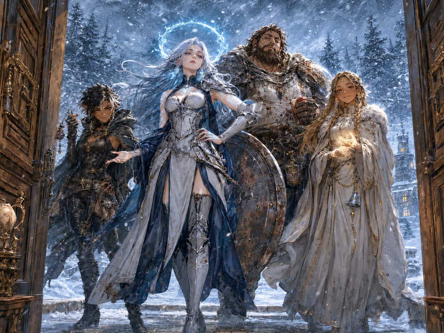 Cover art for Commandeered by Heroes, a drama scenario on AI Dungeon