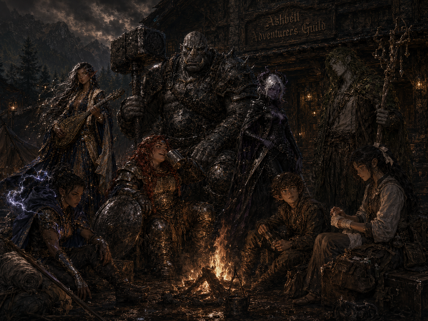 Cover art for Guildmaster of Ashbell, an action scenario on AI Dungeon
