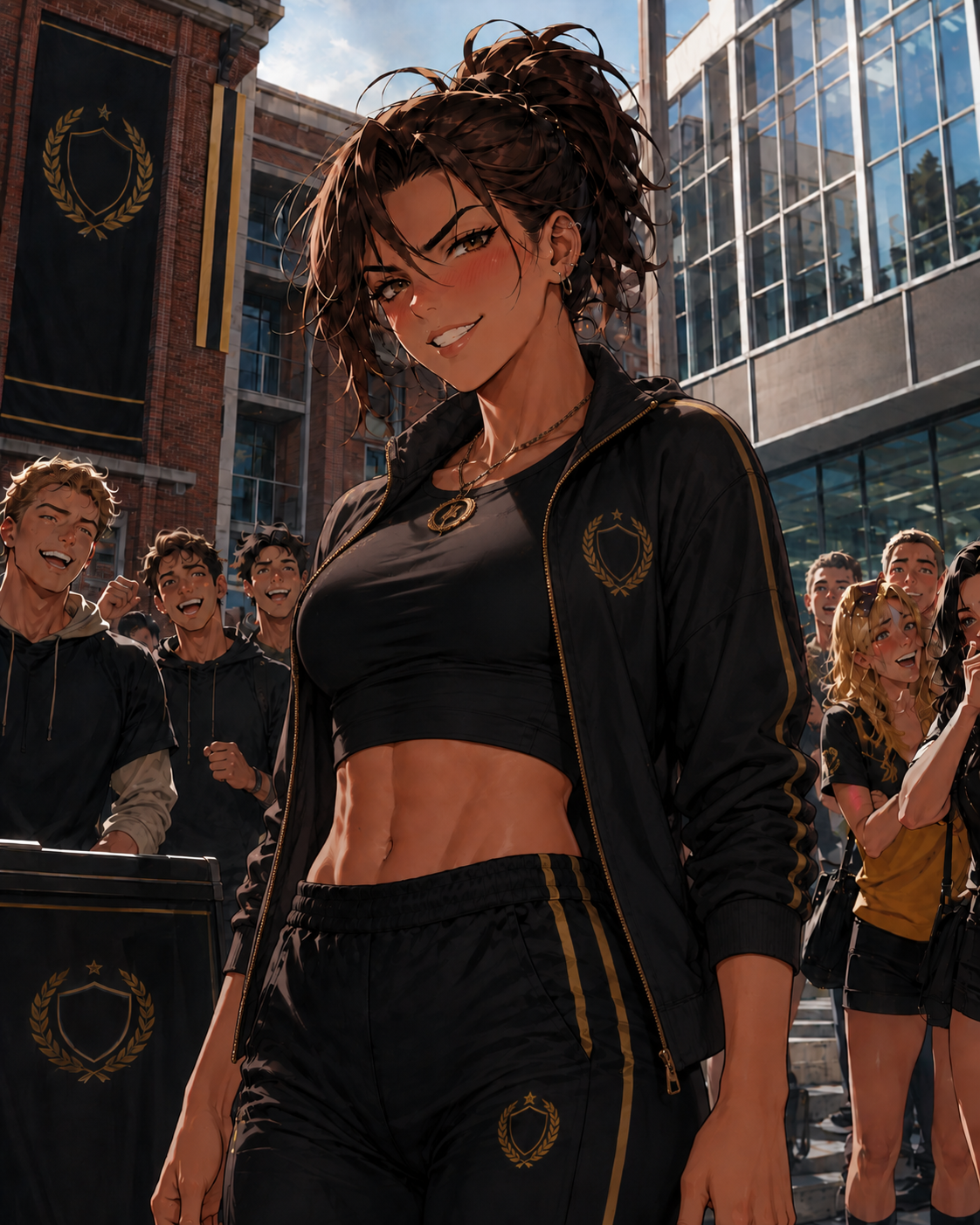 Cover art for FUCKING DIE, an university scenario on AI Dungeon