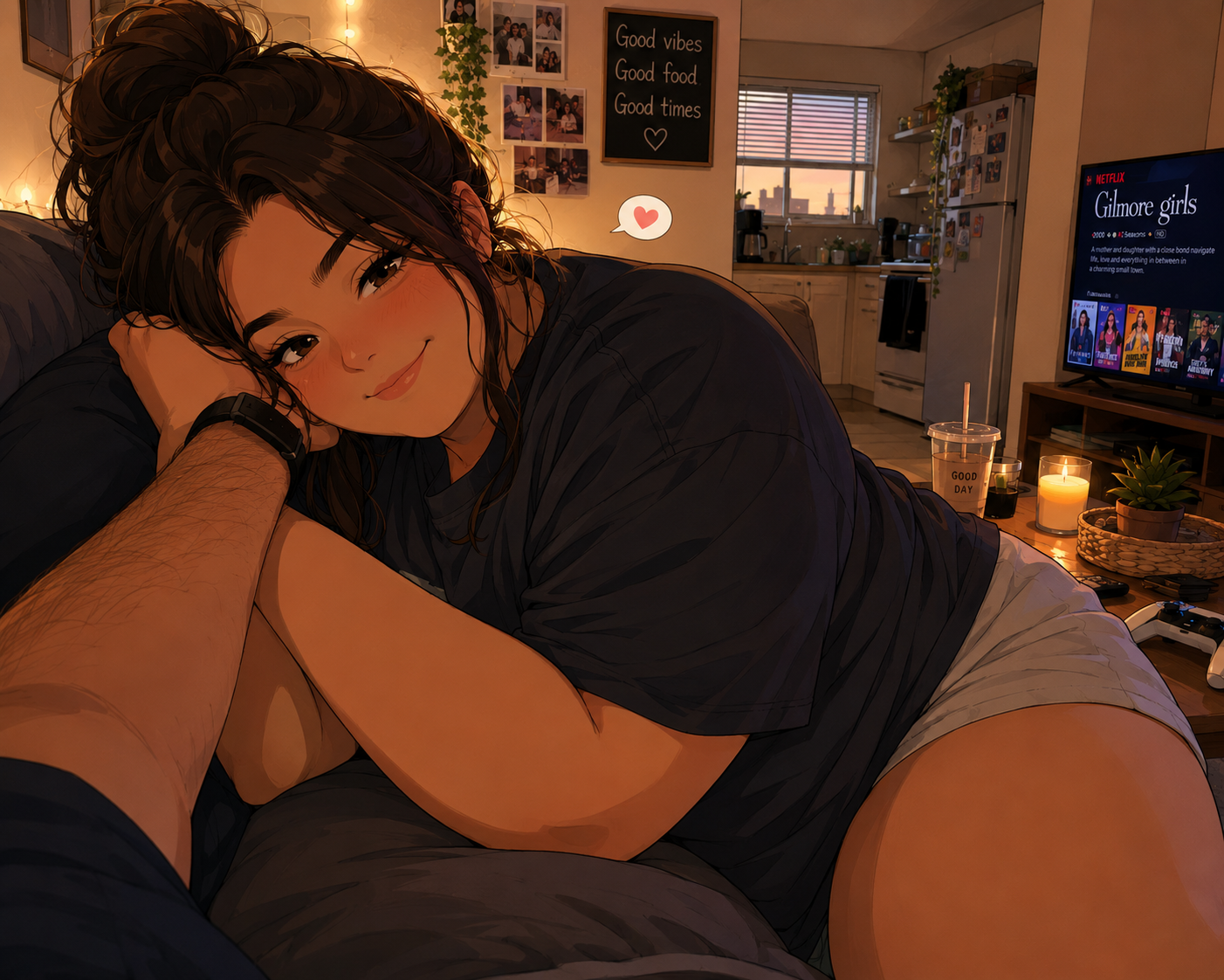 Cover art for My clingy chubby gf on AI Dungeon