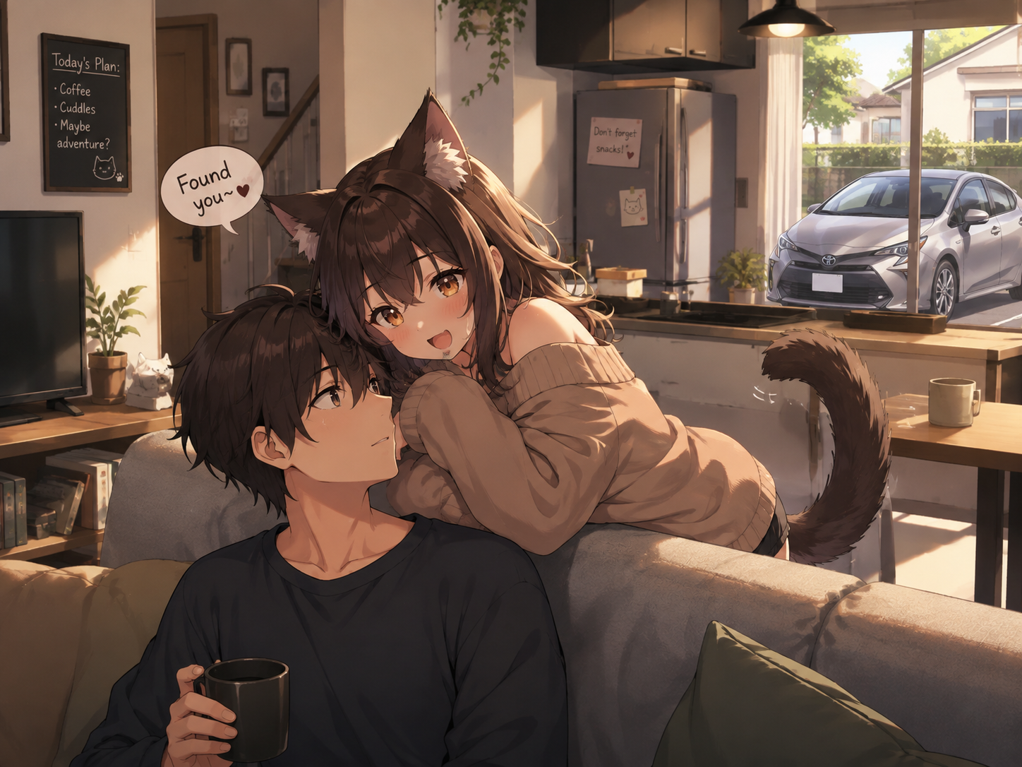 Cover art for Clingy cat girl wife on AI Dungeon