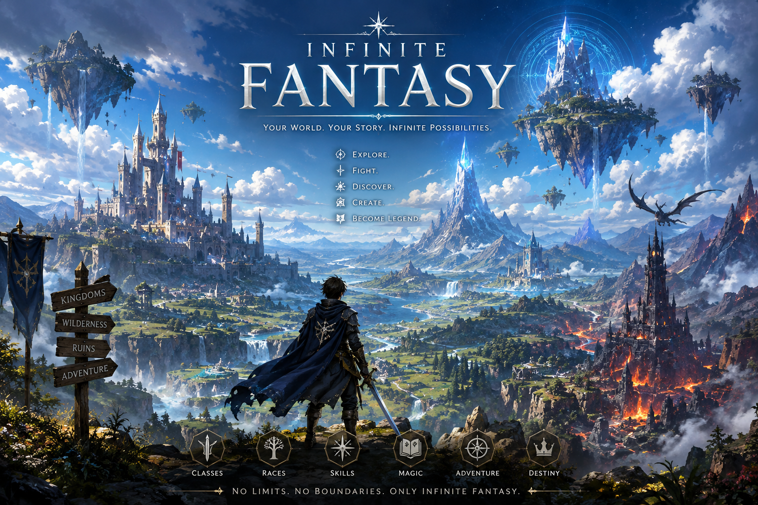 Cover art for Infinite fantasy on AI Dungeon