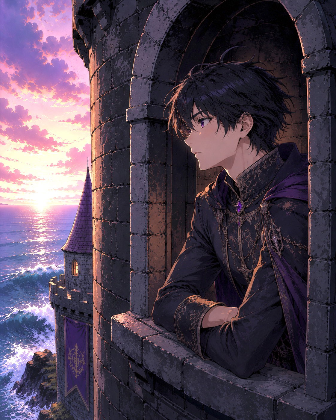 Cover art for The Exiled Prince, a romance scenario on AI Dungeon