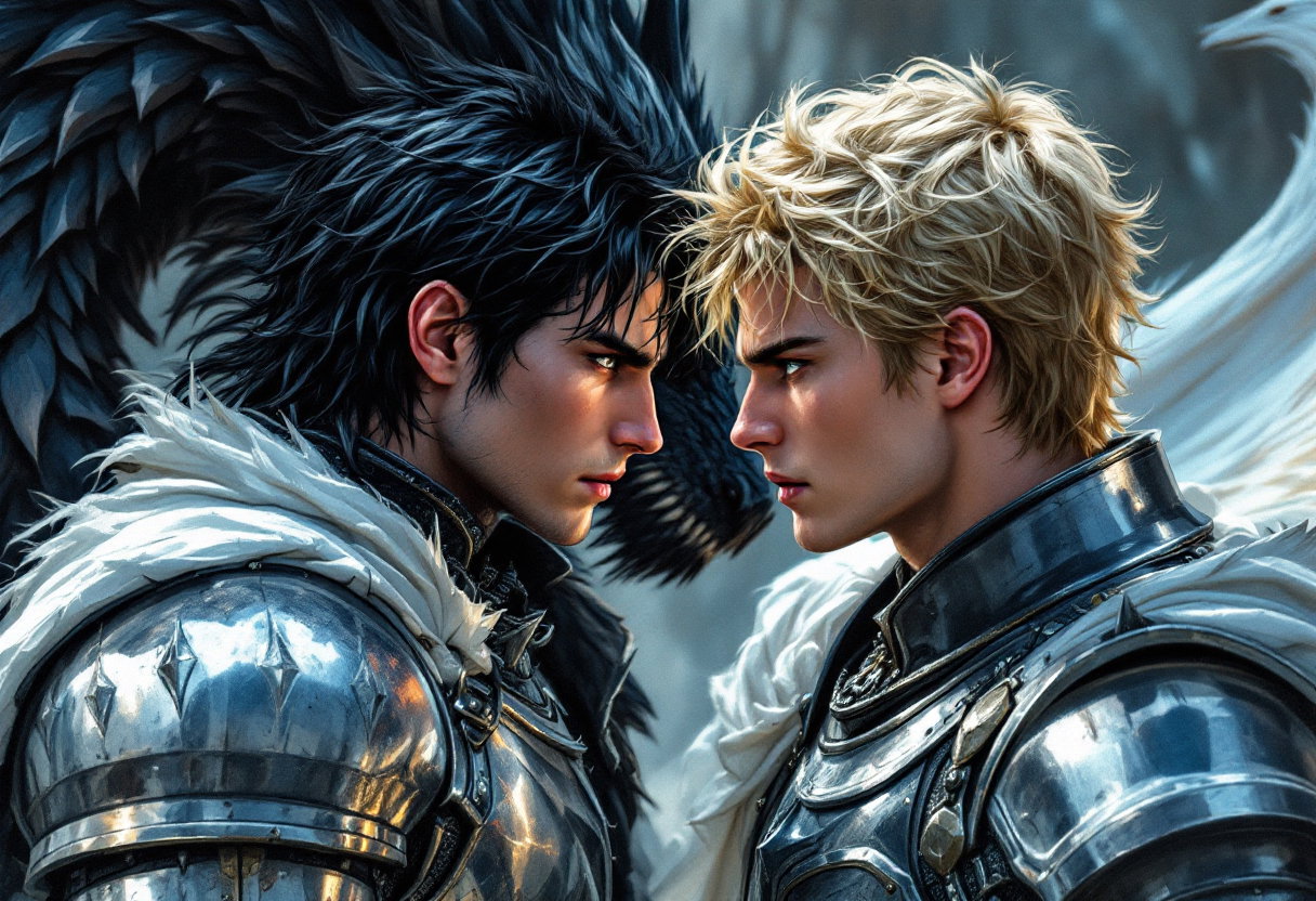 Cover art for A Knight’s Duel, a dragon scenario on AI Dungeon