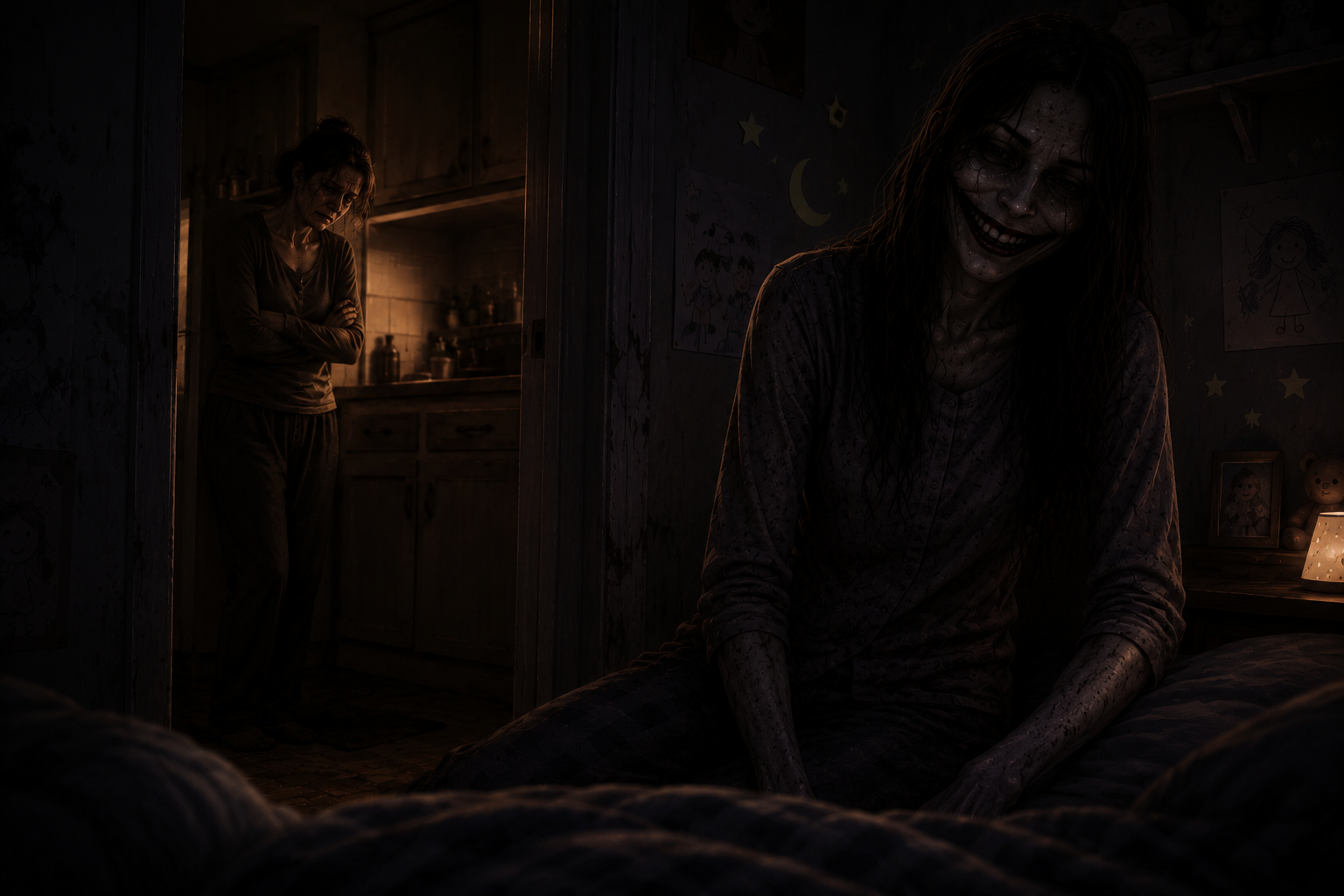 Cover art for The Other Mother, a psychological horror scenario on AI Dungeon