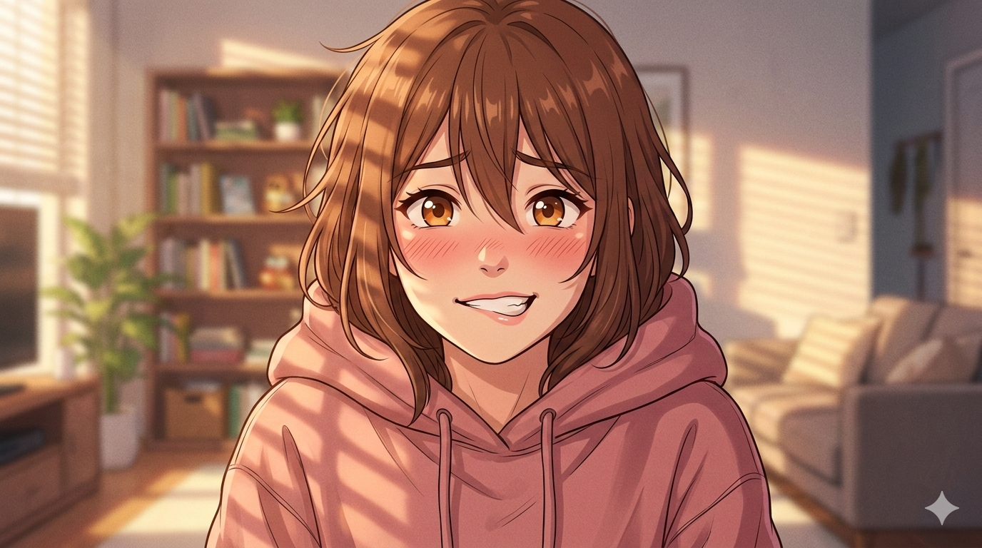 Cover art for Your girlfriend wants to _______!, a romance scenario on AI Dungeon