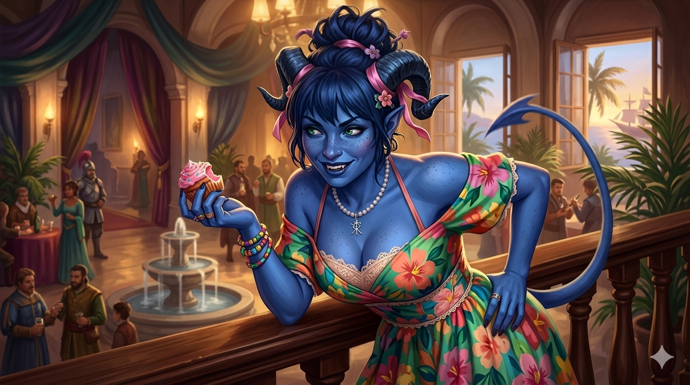 Cover art for Jester Lavorre: Before The Mighty Nein, a critical role scenario on AI Dungeon