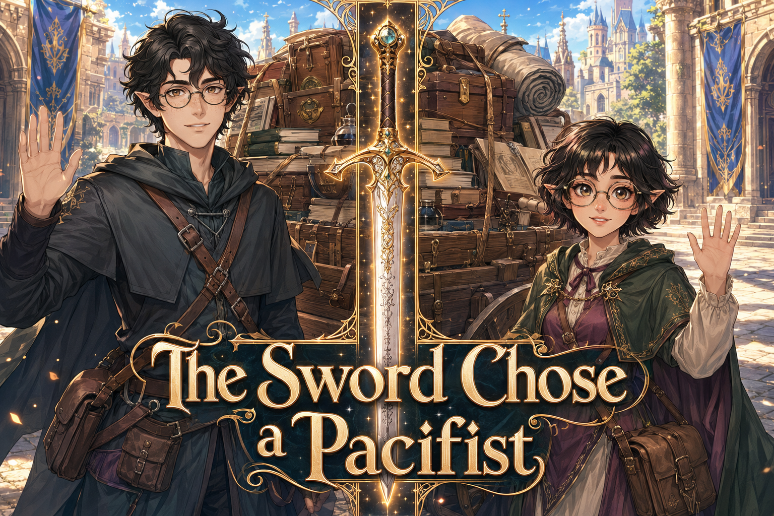 Cover art for The Sword Chose a Pacifist(♂️/♀️IS🎭), a romance scenario on AI Dungeon