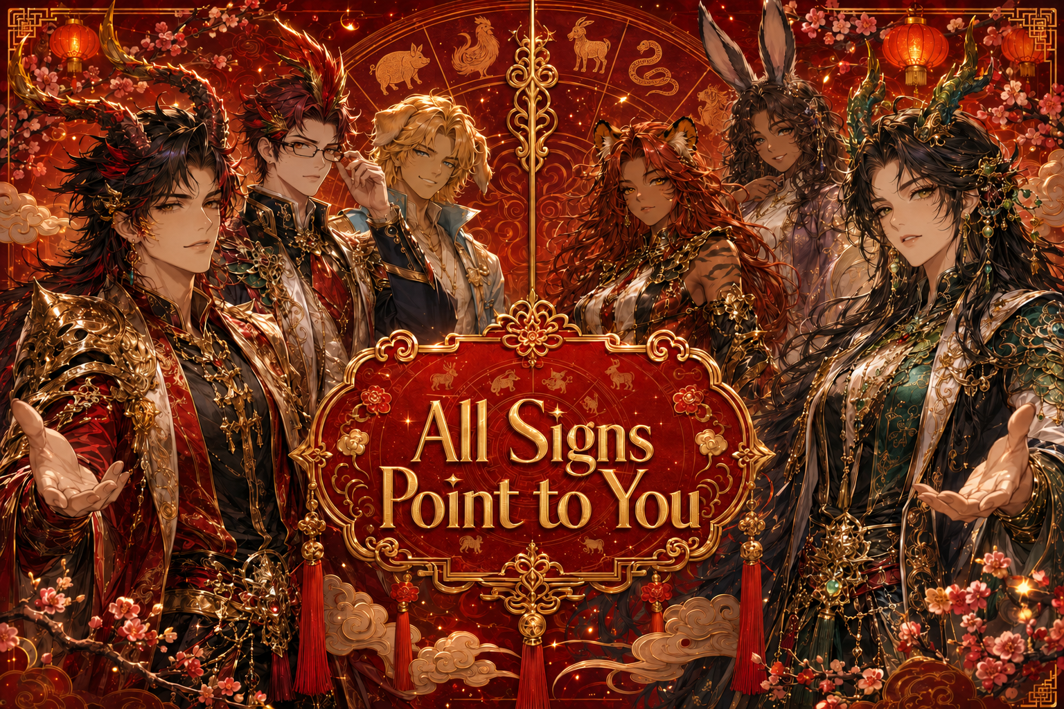 Cover art for All Signs Point to You(♂️/♀️IS🎭), a romance scenario on AI Dungeon