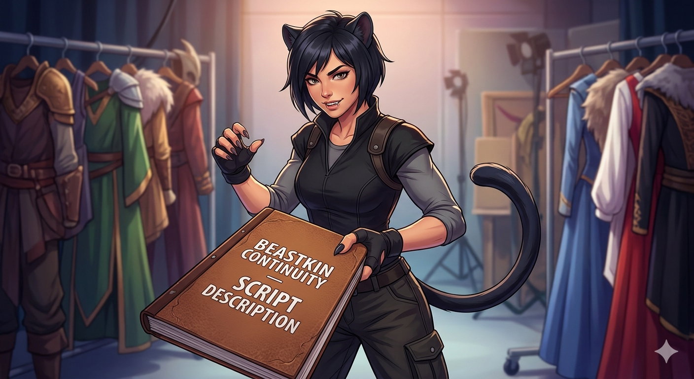 Cover art for Beastkin Continuity — Script Description on AI Dungeon