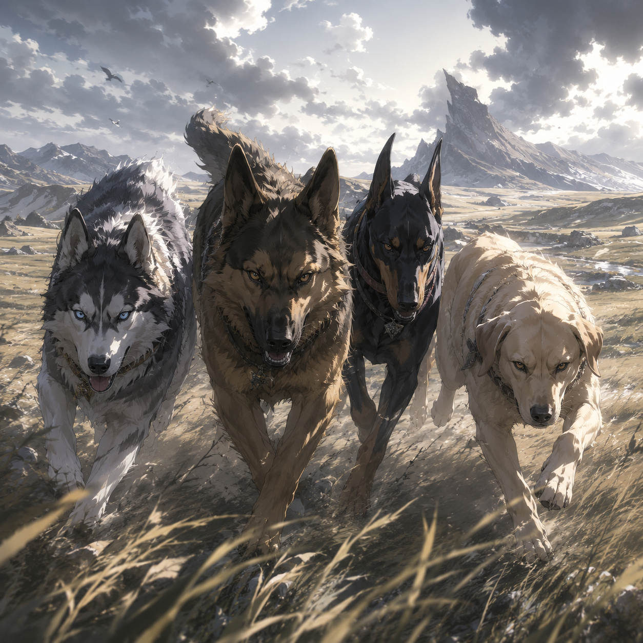 Cover art for willderness dog🐶🐾 simulator, a simulator scenario on AI Dungeon