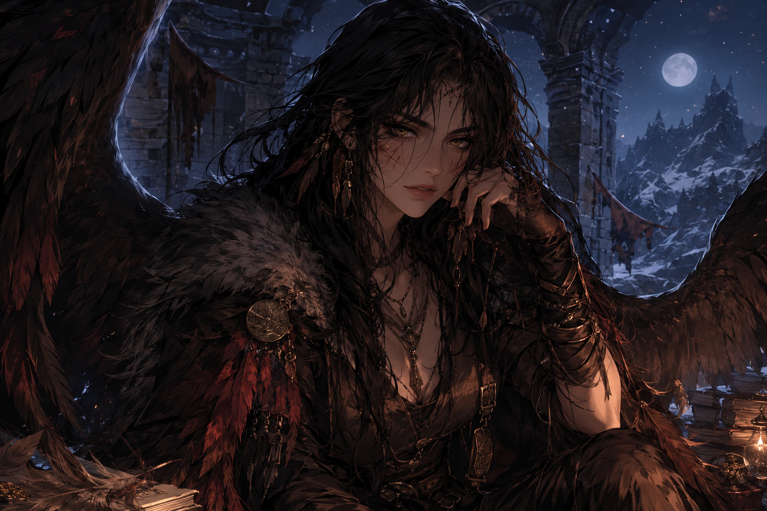 Cover art for 🎠Kidnapped by a Harpy, a fantasy scenario on AI Dungeon