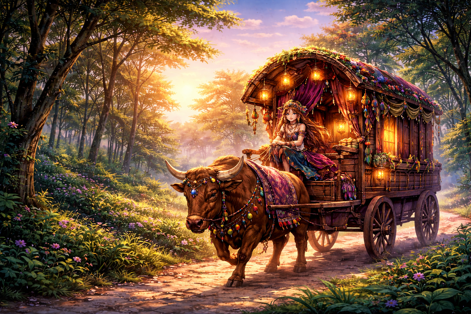Cover art for IS🎠The Ring and the Road, an inner self scenario on AI Dungeon