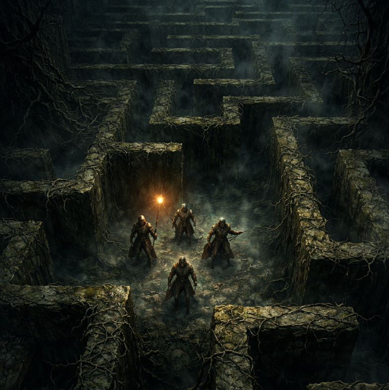 Cover art for Lunareth’s Trial, a magic scenario on AI Dungeon
