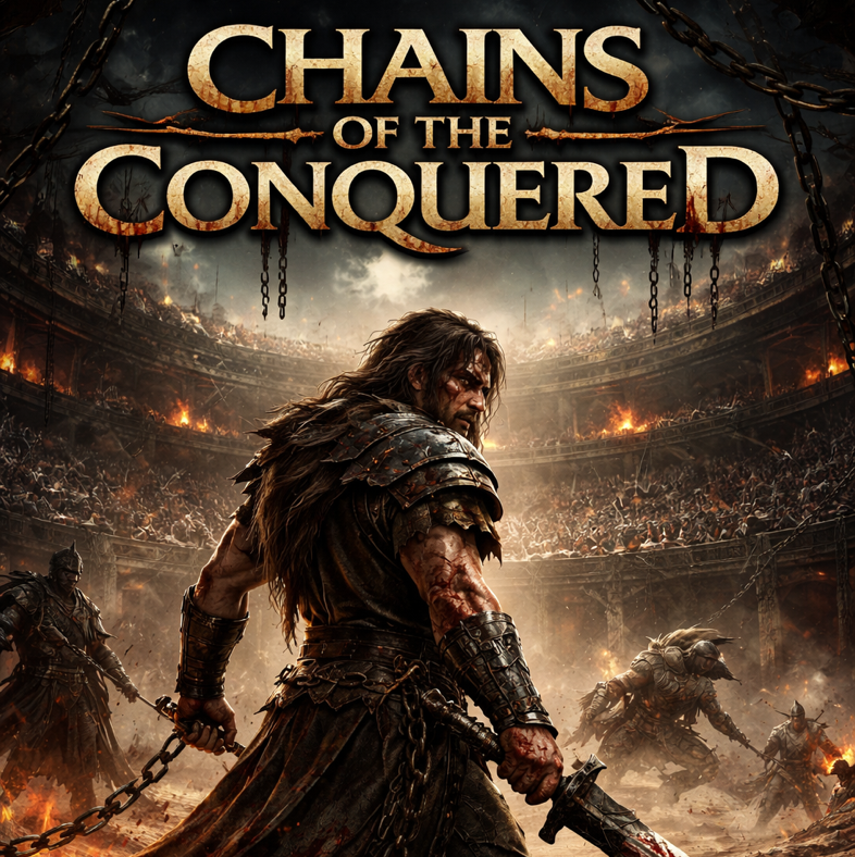 Cover art for Chains of the Conquered , an arena scenario on AI Dungeon