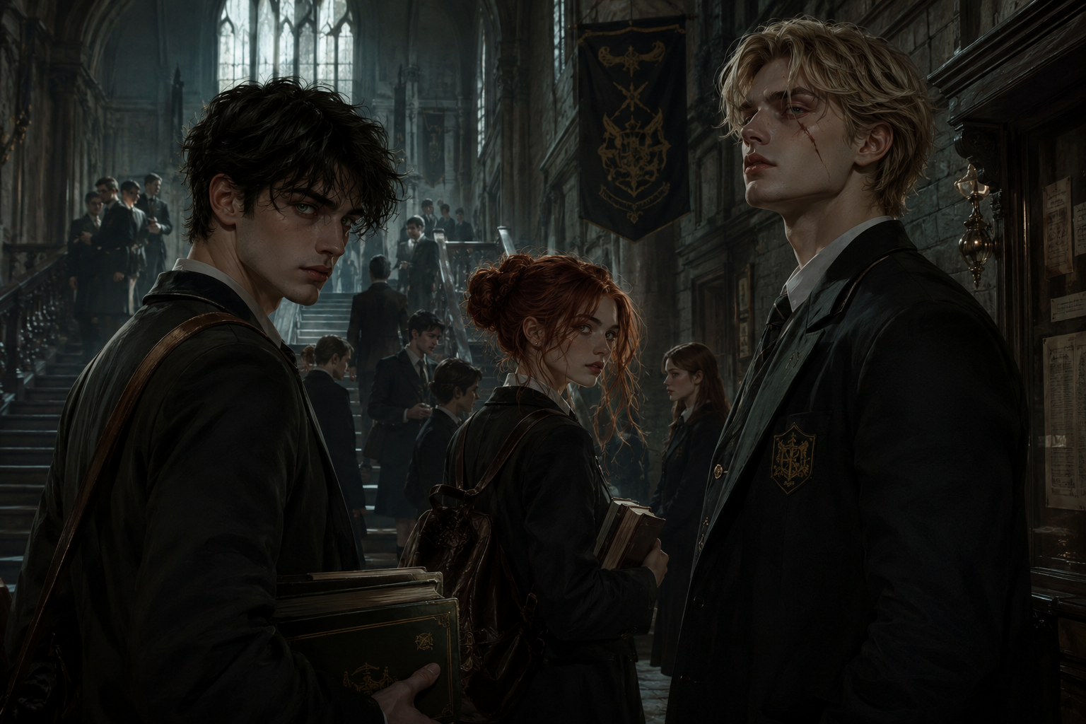 Cover art for St. Aurelius, a dark academia scenario on AI Dungeon
