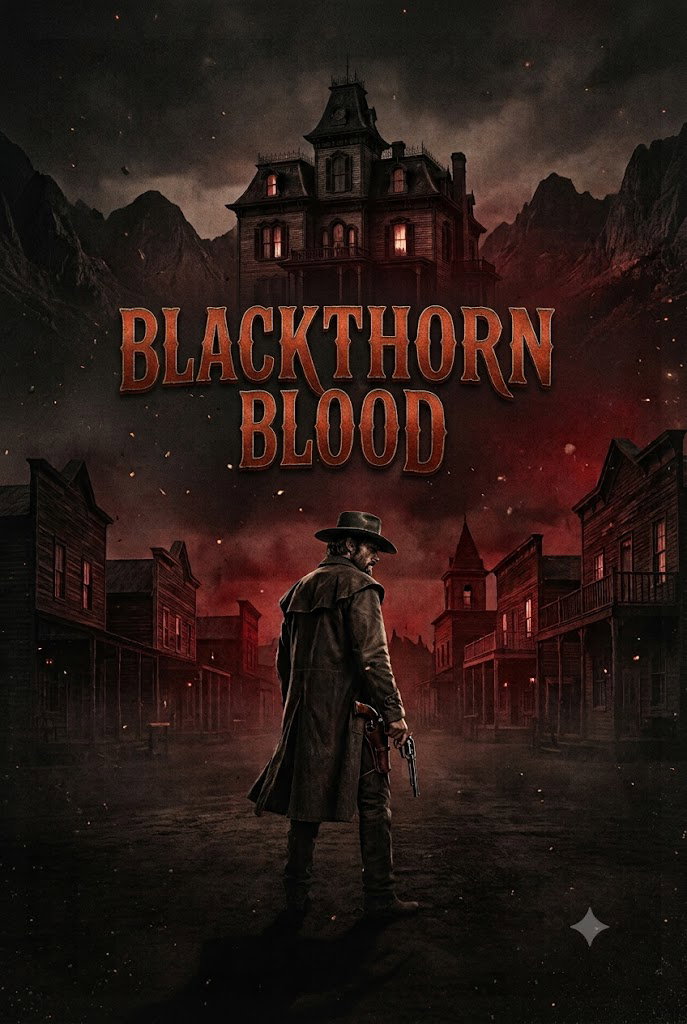 Cover art for Blackthorn Blood, a western scenario on AI Dungeon