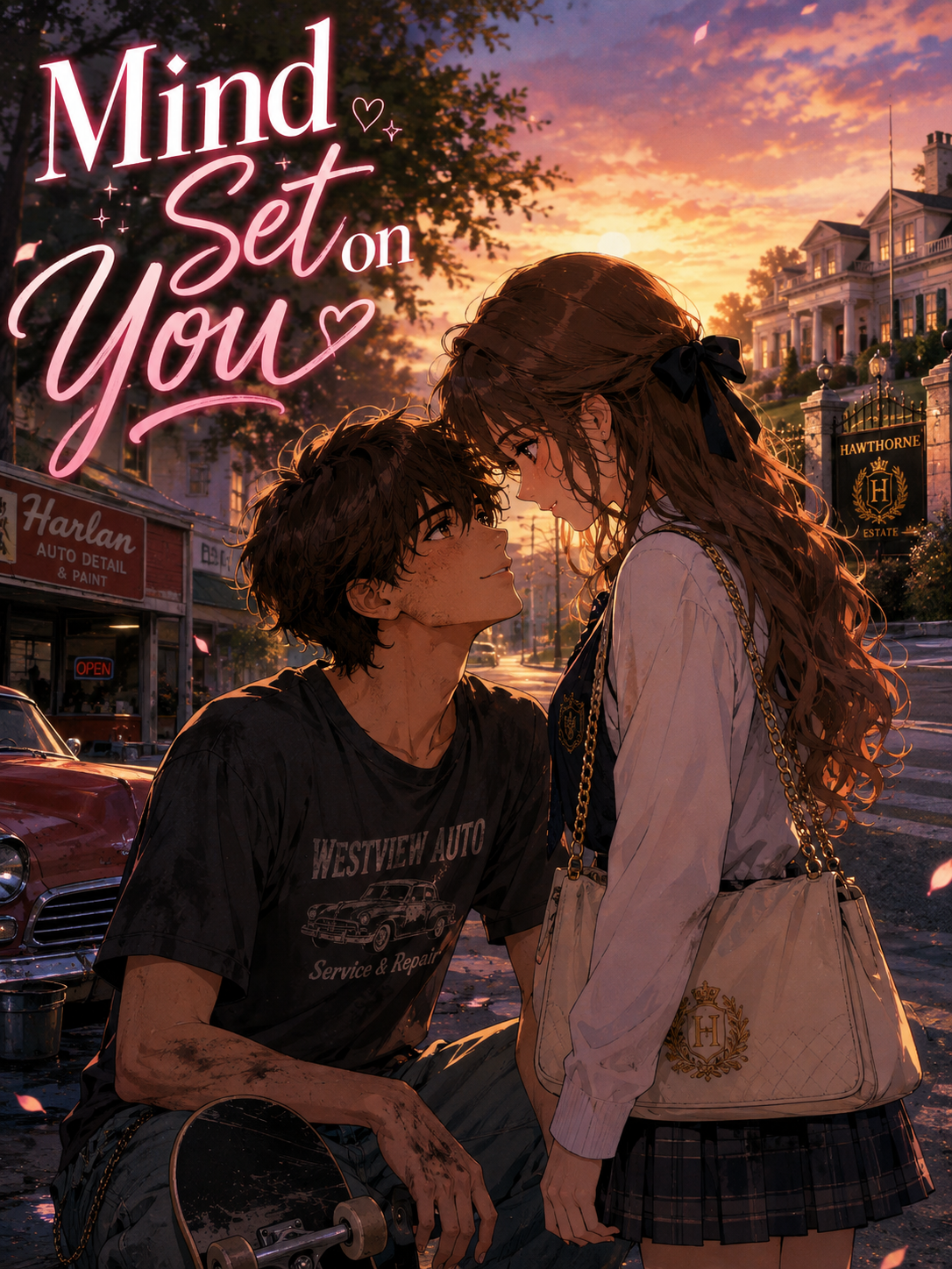 Cover art for Mind Set on You, a romance scenario on AI Dungeon