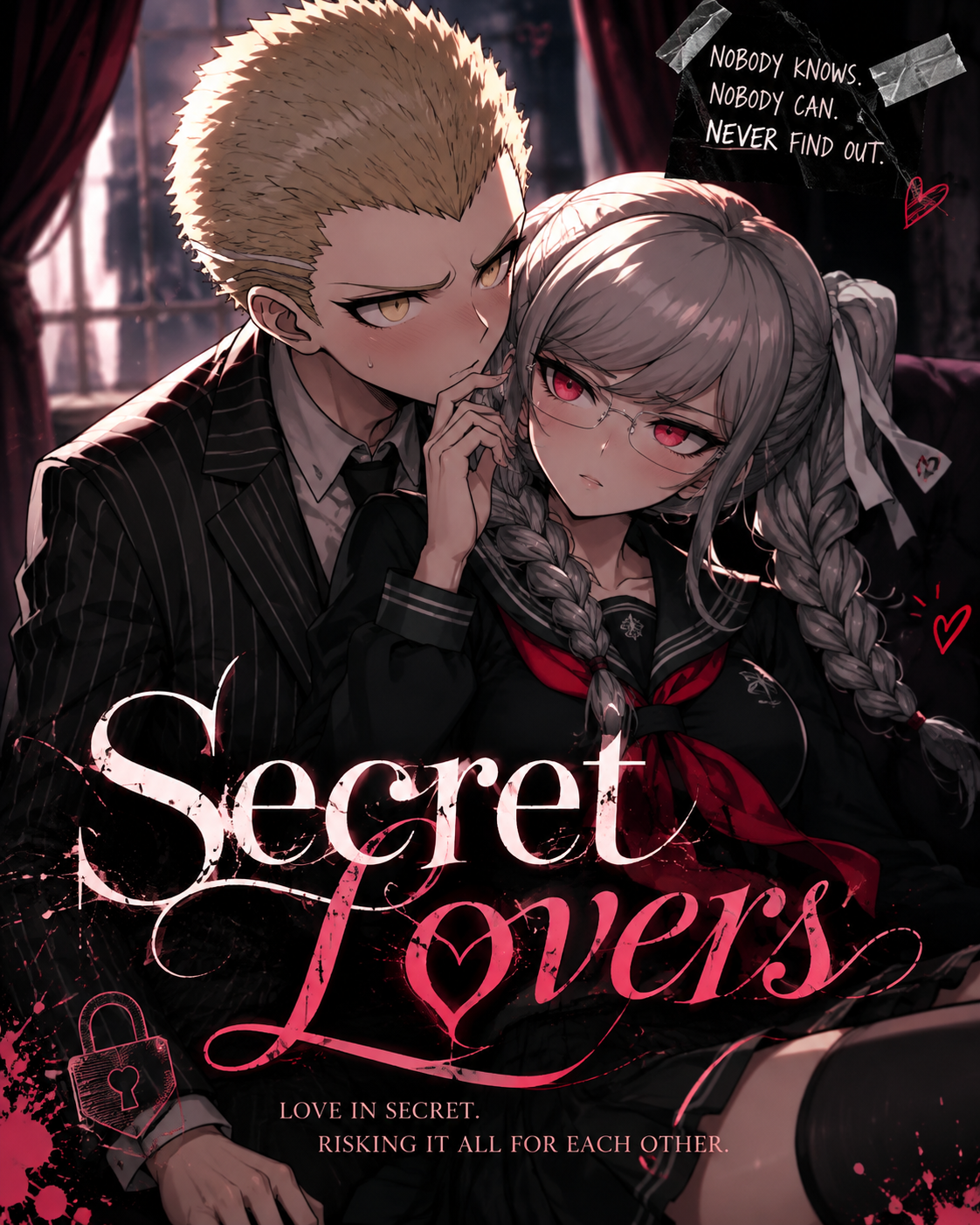Cover art for Secret Lovers, a romance scenario on AI Dungeon