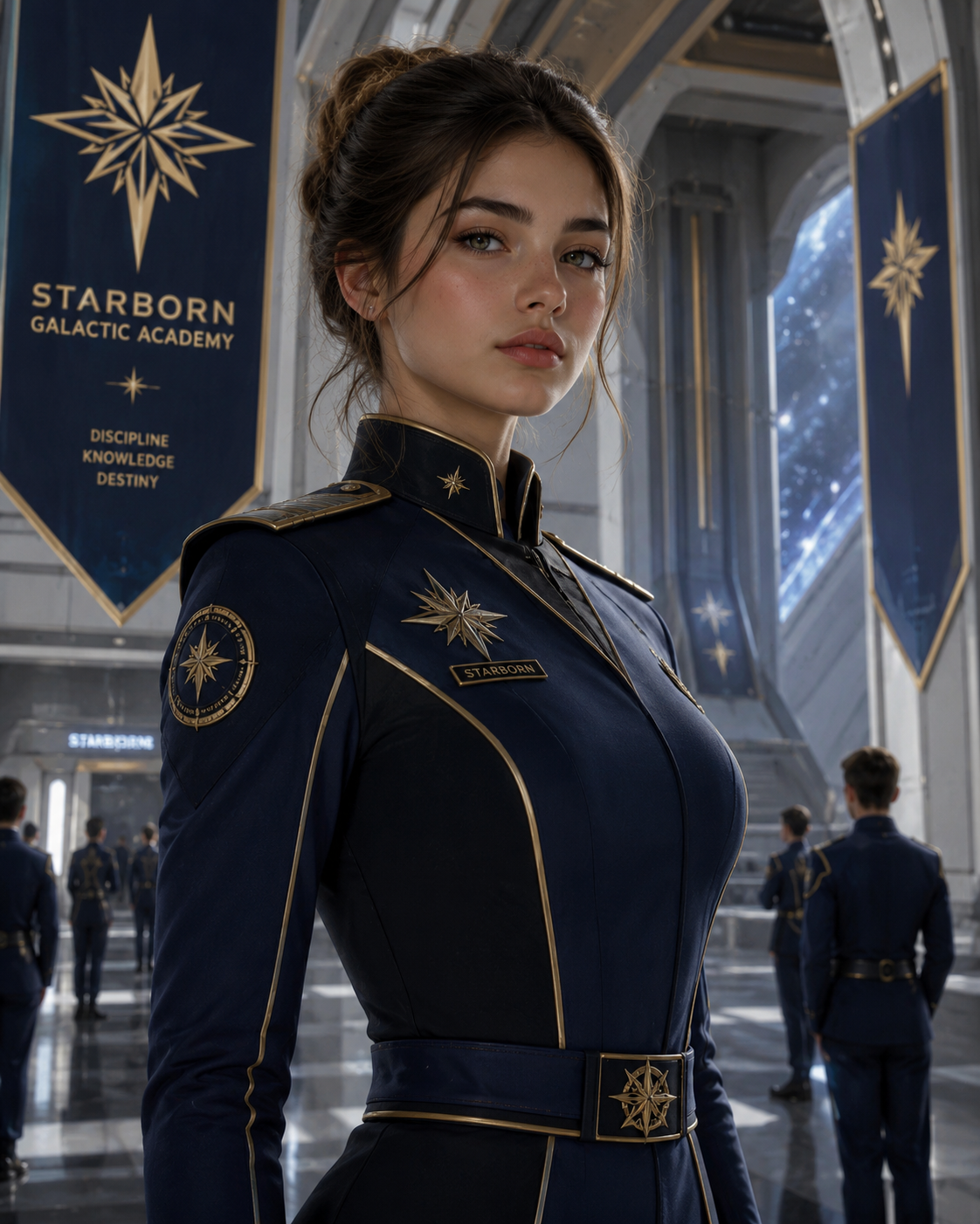 Cover art for Starborn Academy, a rpg scenario on AI Dungeon